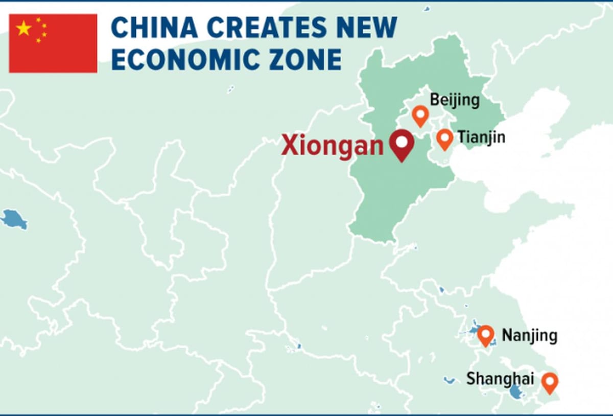mapa ng Shenzhen espesyal na pang-ekonomiya zone