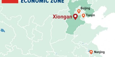 Mapa ng Shenzhen espesyal na pang-ekonomiya zone